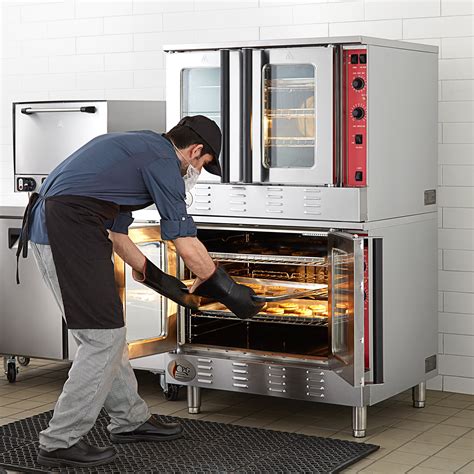 cooking with a gas convection oven